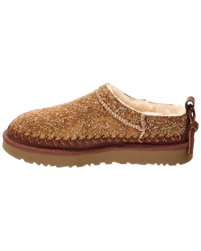 Ugg Camel Suede Classic Micro Biarritz Slippers In Brown