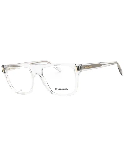 Ferragamo Men's 55mm Optical Frames In Neutral