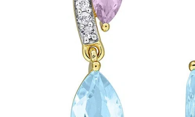 Delmar Drop Earrings In Blue Multi