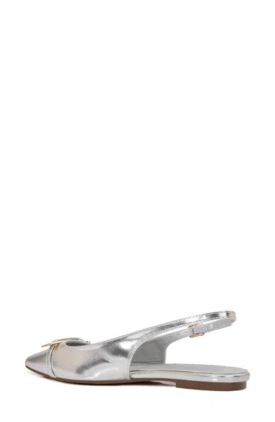 Berness Chantal Pointed Toe Slingback Flat In Yellow