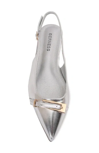 Berness Chantal Pointed Toe Slingback Flat In Yellow