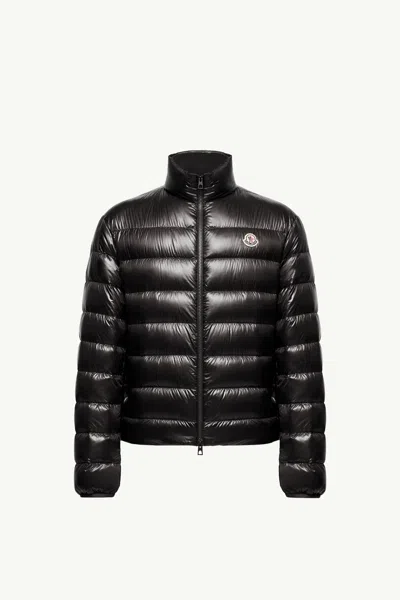 Moncler Water-repellent Micro Ripstop Down-filled Jacket With Drawstring Hem In Brown