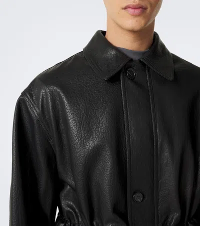 Arma Mavis Leather Jacket In Black