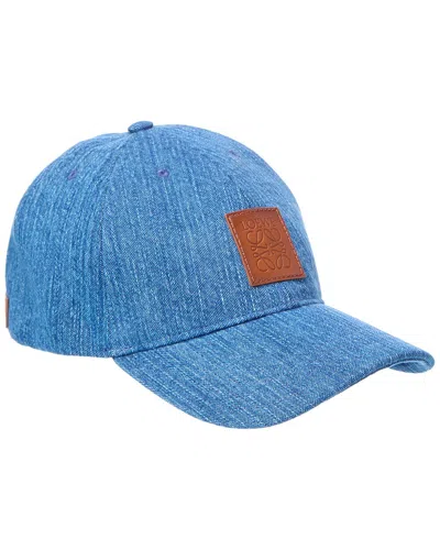 Loewe Patch Cap In Blue