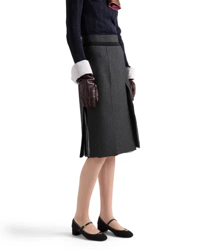 Prada Fabric Pumps In Black