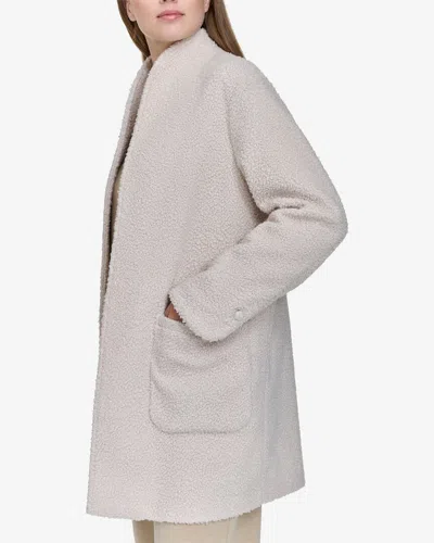 Halston Patch Pocket Topper In Neutral