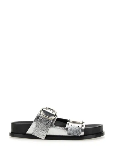 Jil Sander Stone Island Midnight Blue Cotton T-shirt In Silver