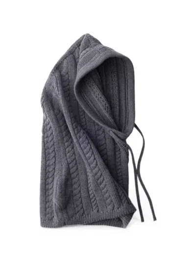 Prada Wool Balaclava In Gray