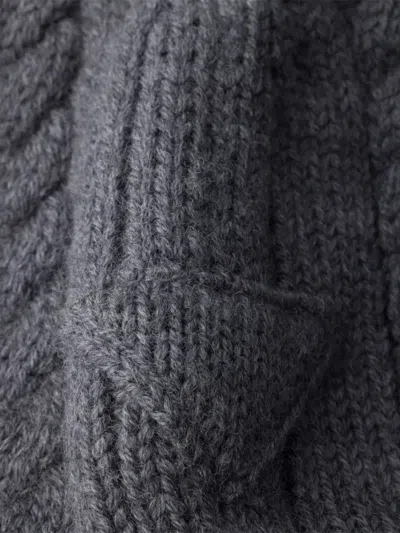 Prada Wool Balaclava In Gray