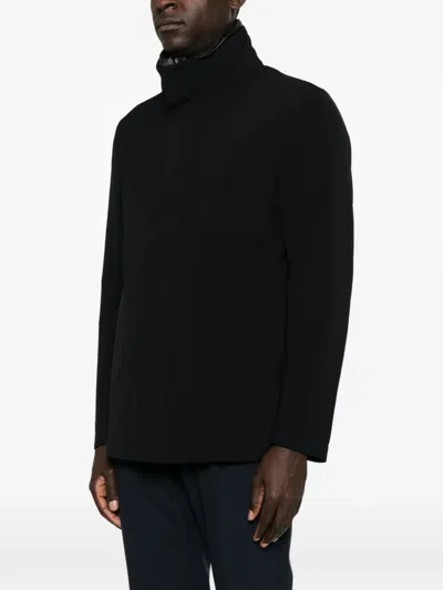 Montecore Feather Down Insulated Down Jacket In Black