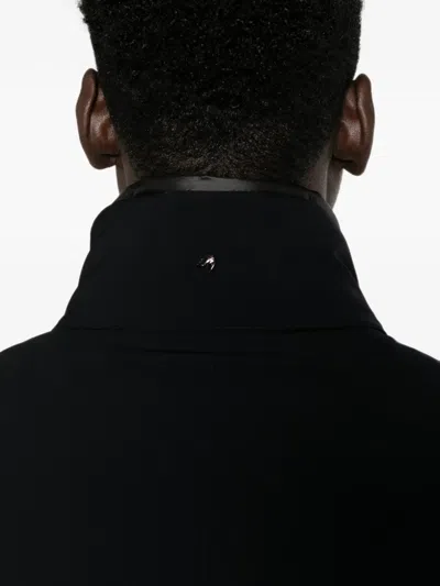 Montecore Feather Down Insulated Down Jacket In Black