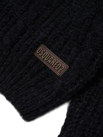 Dsquared2 로고 패치 스웨터 In Black