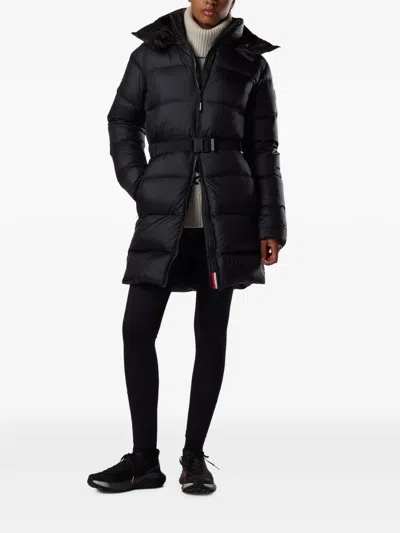 Rossignol 아벨 벨트 파카 코트 In Black