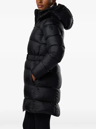 Rossignol 아벨 벨트 파카 코트 In Black