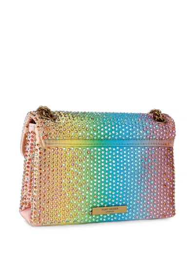 Kurt Geiger 이글 헤드 크리스털 장식 크로스 백 In Multi