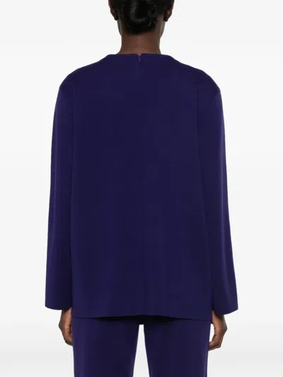 Bompard 크루넥 스웨터 In Purple