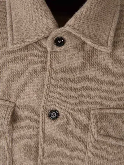 Lardini Button-up Flap-pocket Cardigan In Multi