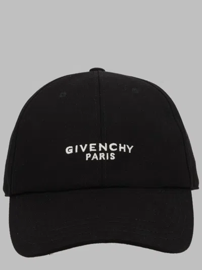 Givenchy Bpz0cap0c4 Logo-embroidered Cotton Twill Baseball Cap In Black
