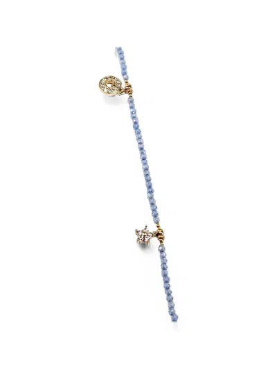 Madison 참 장식 비즈 네크리스 In Blue