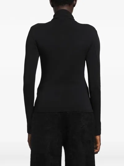 Thom Krom Turtleneck T-shirt In Black