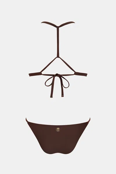 Cupshe Dunes Brown Bikini Set In Brown