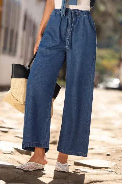 Cupshe On Repeat Blue Jeans In Blue