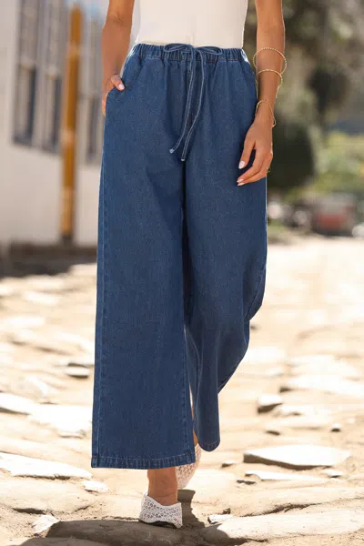 Cupshe On Repeat Blue Jeans In Blue