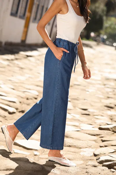 Cupshe On Repeat Blue Jeans In Blue