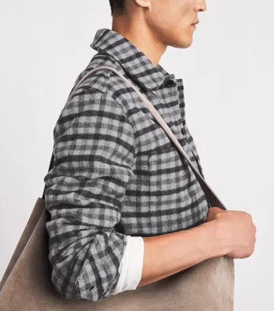 Samsoe & Samsoe Samsøe Samsøe Check Sacastor X O Overshirt In Multi