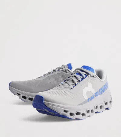 On Cloudmster 1 Logo-print Sneakers In Gray