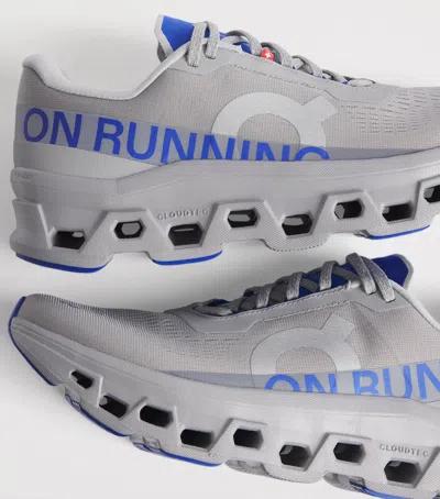 On Cloudmster 1 Logo-print Sneakers In Gray