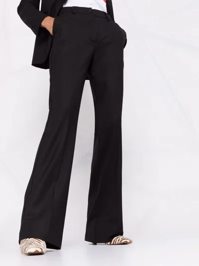 P.a.r.o.s.h . Flared Tailored Pants In Black