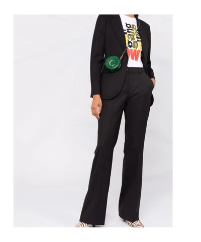 P.a.r.o.s.h . Flared Tailored Pants In Black