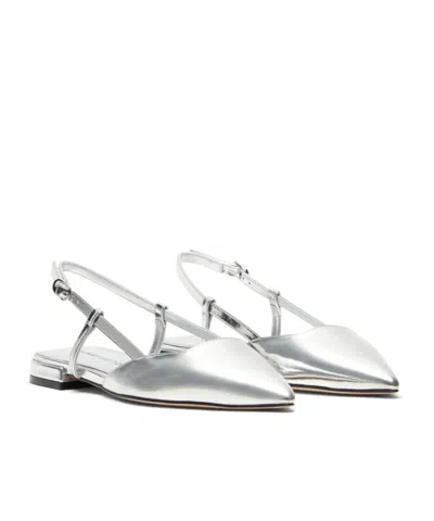 Stuart Weitzman Vinnie Slingback Pumps In Silver