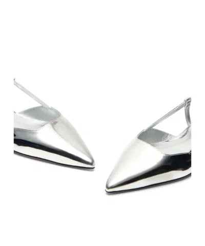 Stuart Weitzman Vinnie Slingback Pumps In Silver