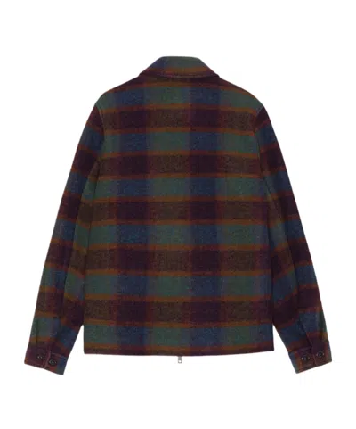 Les Deux Check-pattern Zip-up Jacket In Multi
