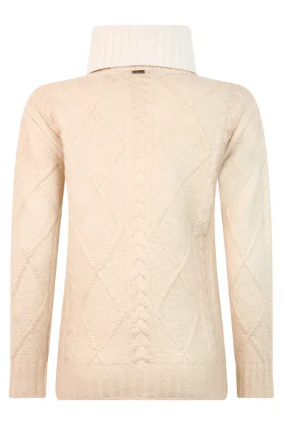 Herno Lamé-effect Sweater In White
