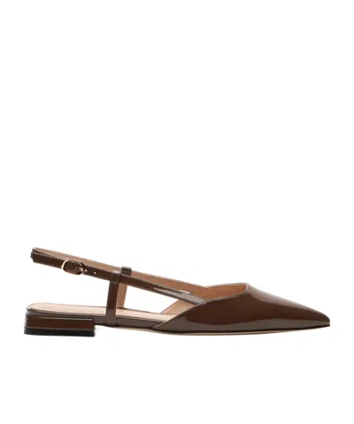 Stuart Weitzman Vinnie Slingback Pumps In Brown