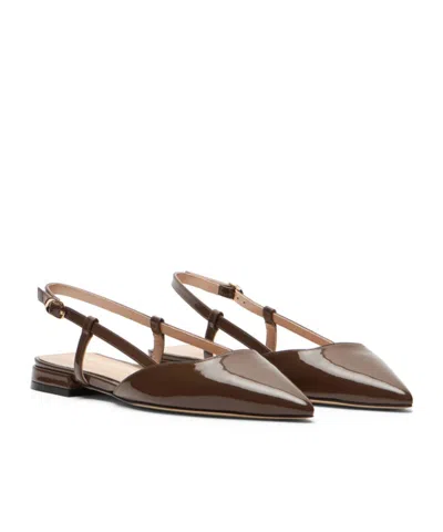 Stuart Weitzman Vinnie Slingback Pumps In Brown