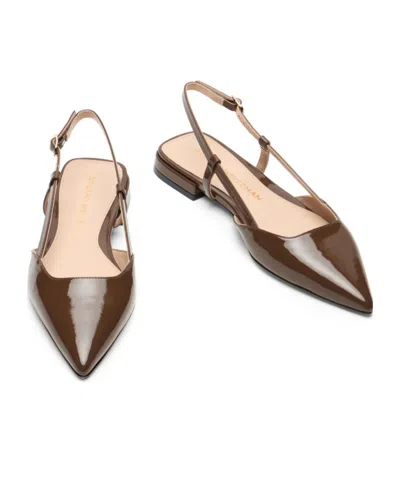 Stuart Weitzman Vinnie Slingback Pumps In Brown