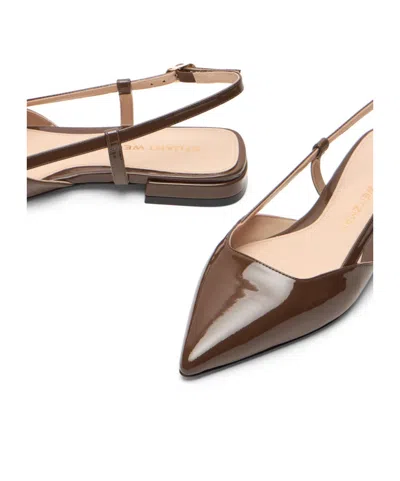 Stuart Weitzman Vinnie Slingback Pumps In Brown