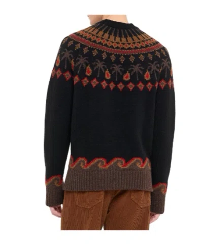 Alanui Embroidered Virgin Wool Sweater In Multi