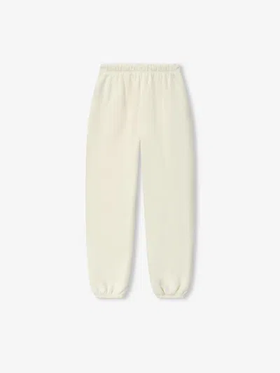 Essentials Drawstring Elasticated Track Pants In White