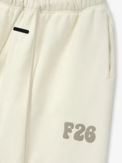 Essentials Drawstring Elasticated Track Pants In White