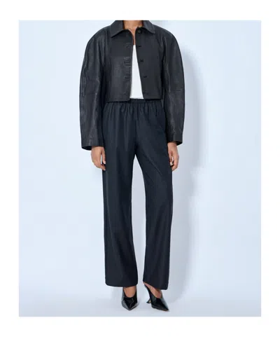 Rohe Pocket Elasticated Trousers In Blue