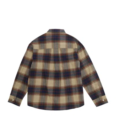 Dsquared2 Check-pattern Button-up Oversized Shirt In Multi