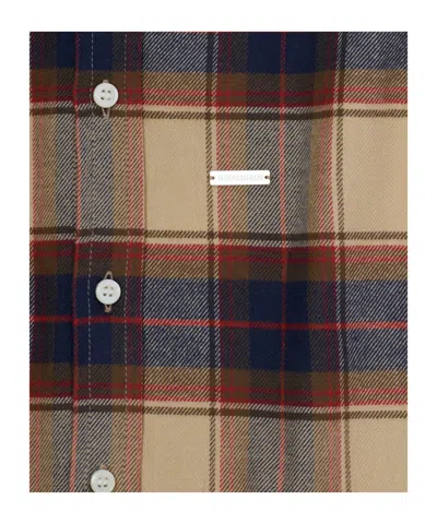 Dsquared2 Check-pattern Button-up Oversized Shirt In Multi