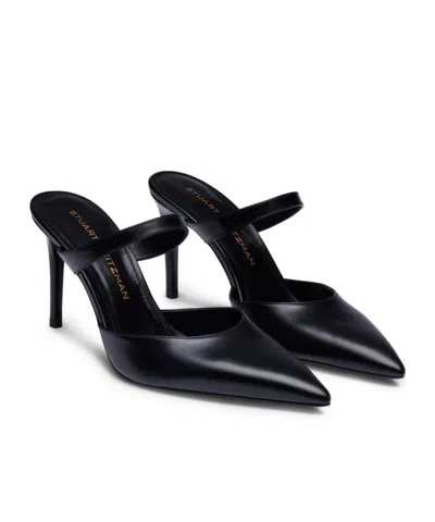 Stuart Weitzman Stuart Power Mule 85 In Black