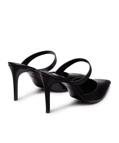 Stuart Weitzman Stuart Power Mule 85 In Black