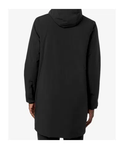 K-way Logo Parka In Black